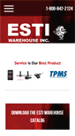 Mobile Screenshot of estiwarehouse.com